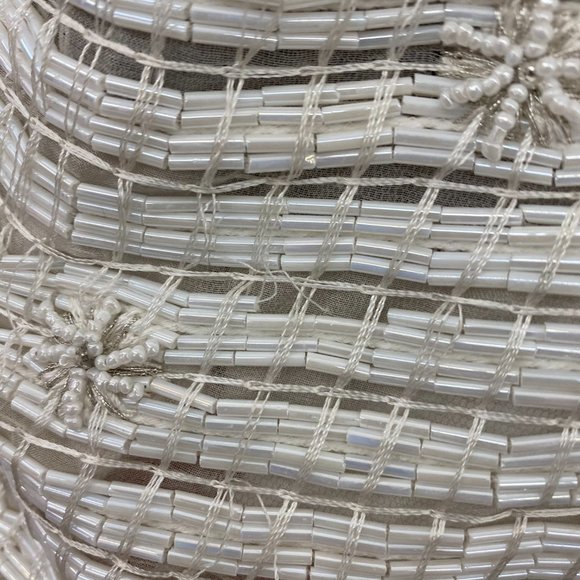 Strapless With Bugle Beads and Matching Vest - Picture 3 of 3